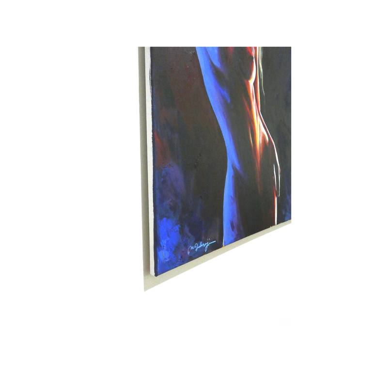 Original Abstract Expressionism Erotic Painting by Mehdi Fahraji