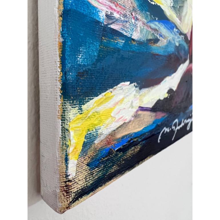 Original Abstract Expressionism Nude Painting by Mehdi Fahraji