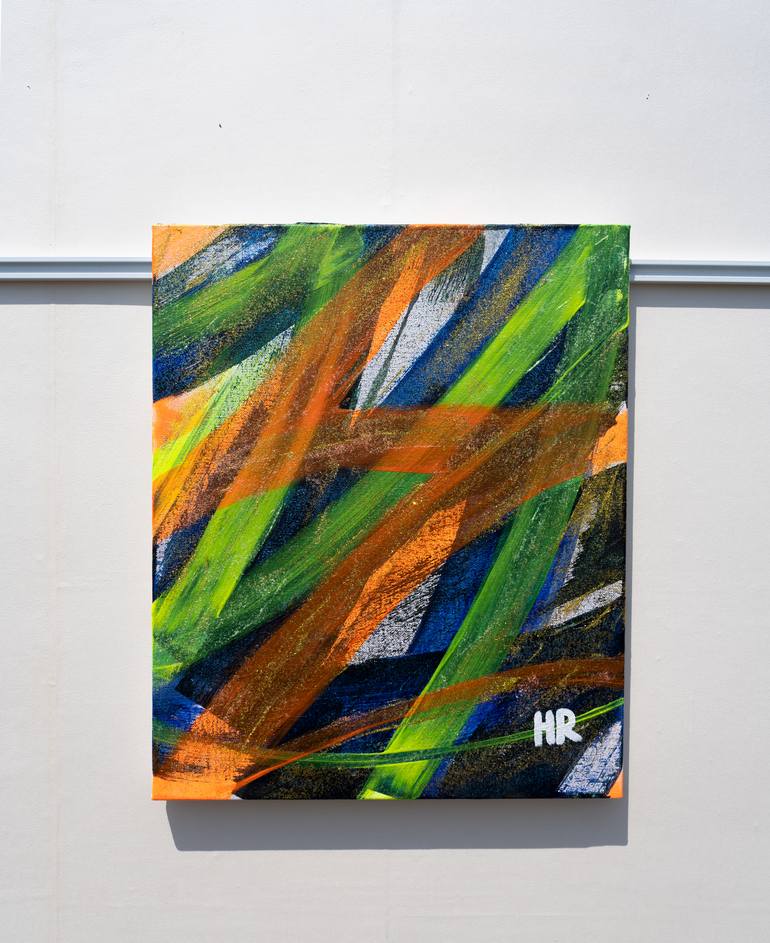 Original Abstract Expressionism Abstract Painting by Hyera Lee