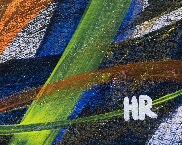 Original Abstract Expressionism Abstract Painting by Hyera Lee