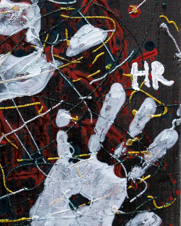 Original Abstract Expressionism Abstract Painting by Hyera Lee