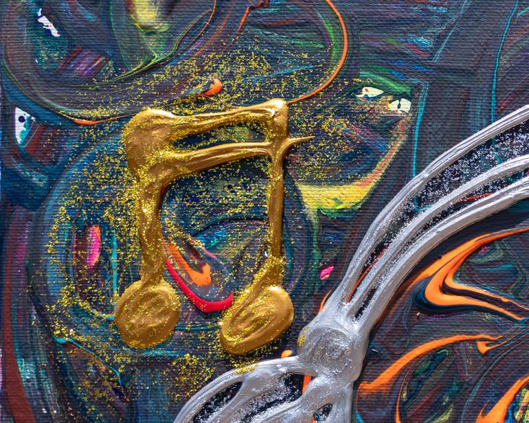 Original Abstract Music Painting by Hyera Lee