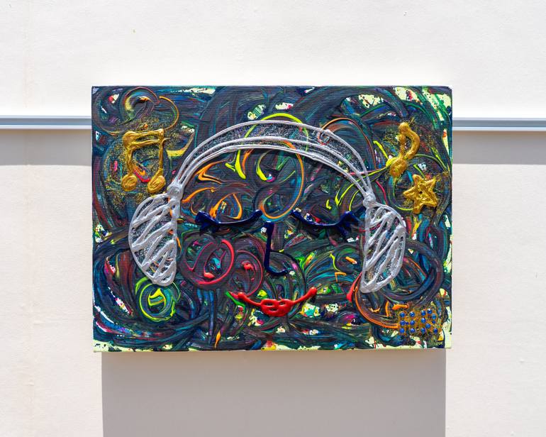 Original Abstract Music Painting by Hyera Lee