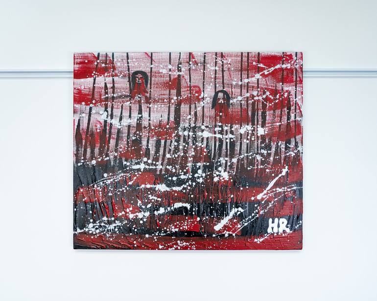 Original Abstract Expressionism Abstract Painting by Hyera Lee