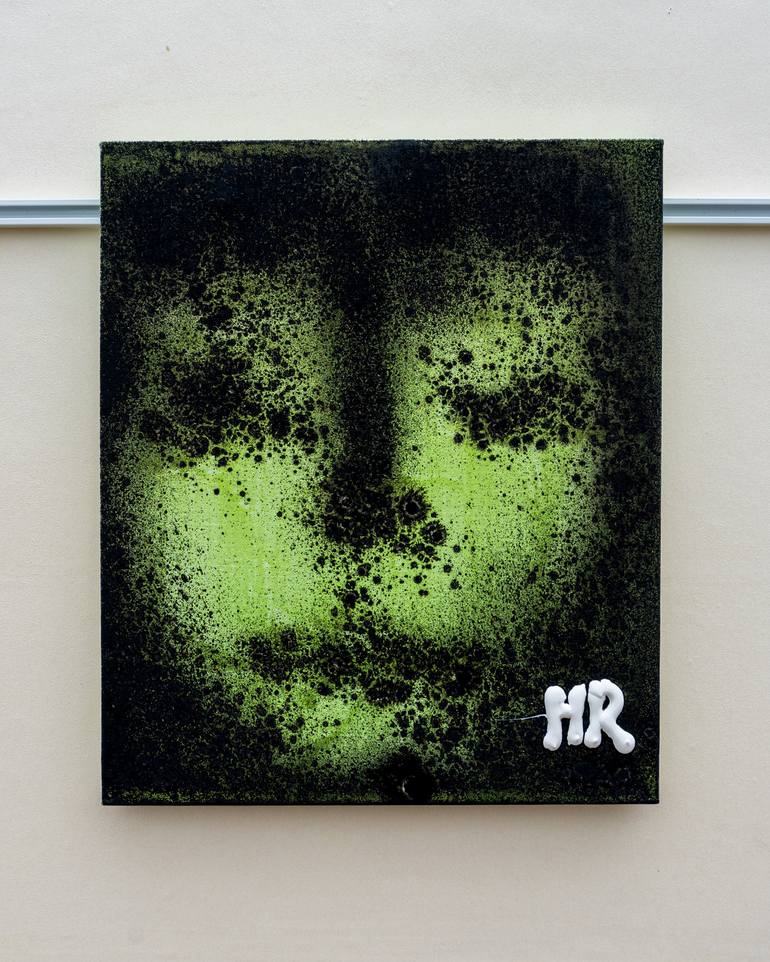 Original Abstract Men Painting by Hyera Lee