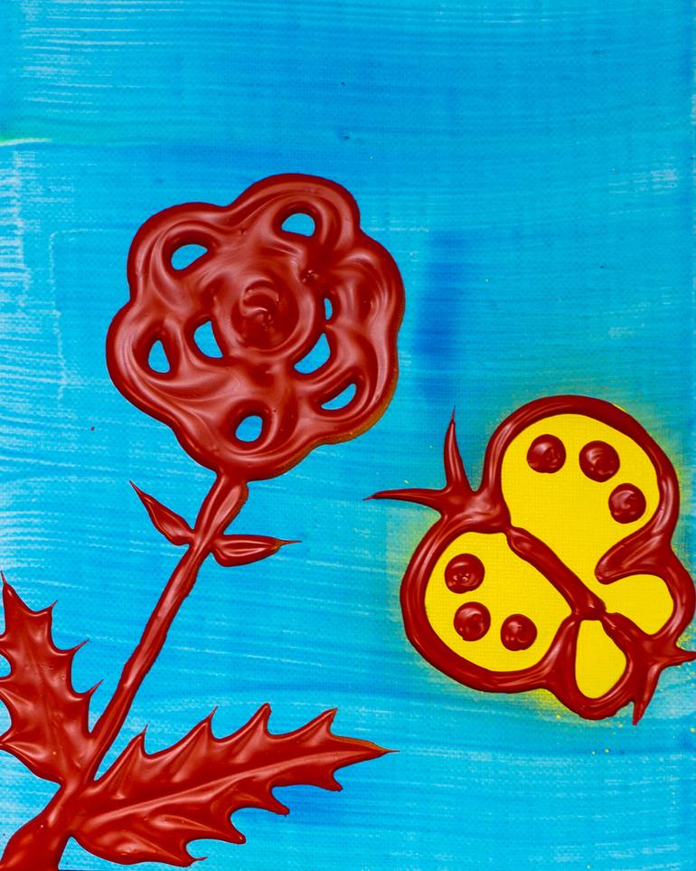 Original Modernism Floral Painting by Hyera Lee