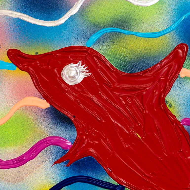 Original Modernism Animal Painting by Hyera Lee