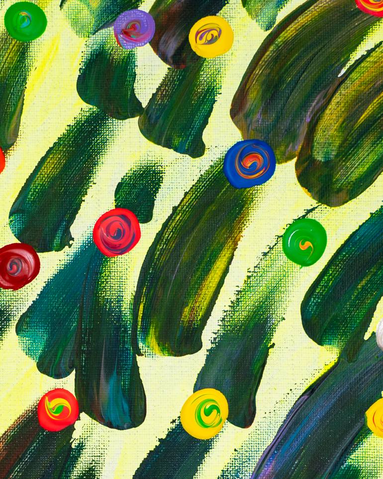 Original Modernism Botanic Painting by Hyera Lee