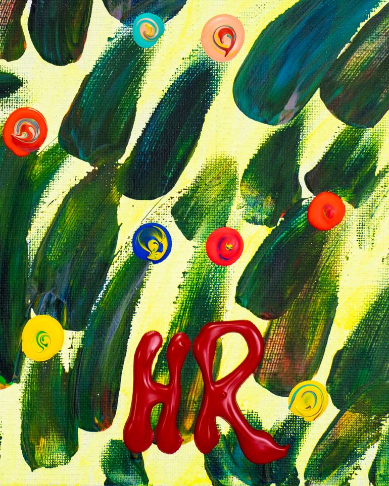 Original Modernism Botanic Painting by Hyera Lee