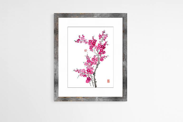 Original Figurative Floral Painting by Ilana Shechter