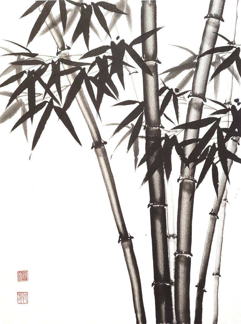Chinese Art Brush Set of Six Art Brushes