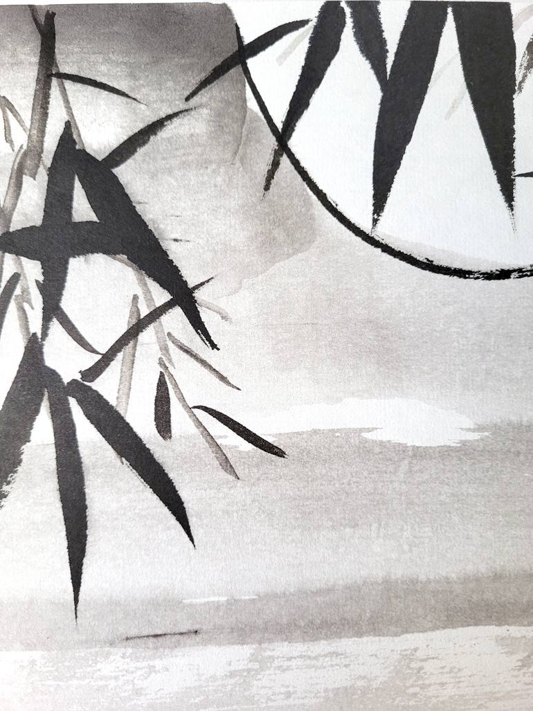 Original Abstract Expressionism Nature Painting by Ilana Shechter