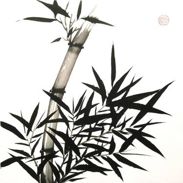 Dense bamboo thickets - Oriental Chinese Ink Painting thumb