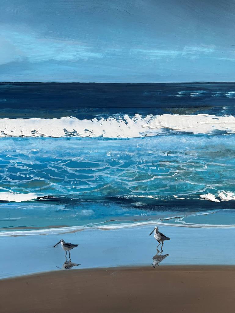 Original Contemporary Seascape Painting by Jessica Fairley