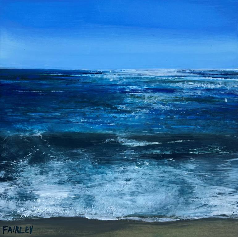 Original Contemporary Seascape Painting by Jessica Fairley