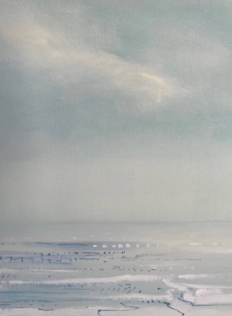Original Conceptual Beach Painting by Jessica Fairley