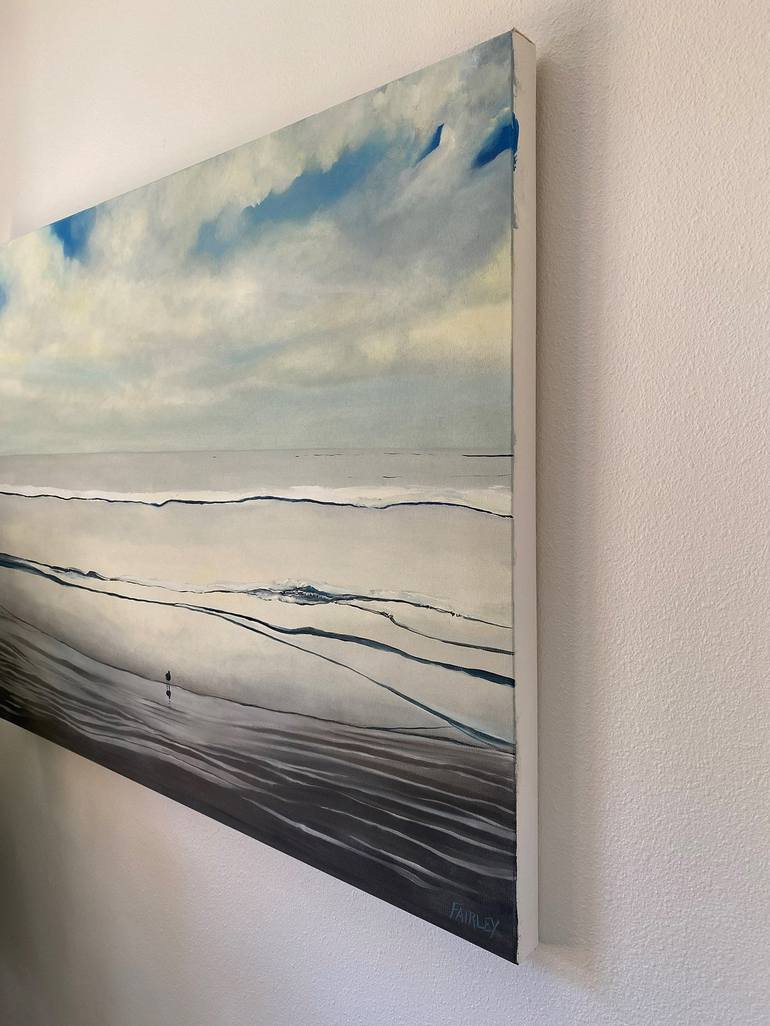 Original Conceptual Beach Painting by Jessica Fairley