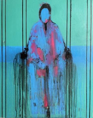 Original Figurative Abstract Paintings by Gela Mikava