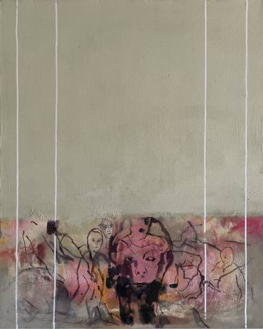 Original Abstract Expressionism Abstract Paintings by Gela Mikava