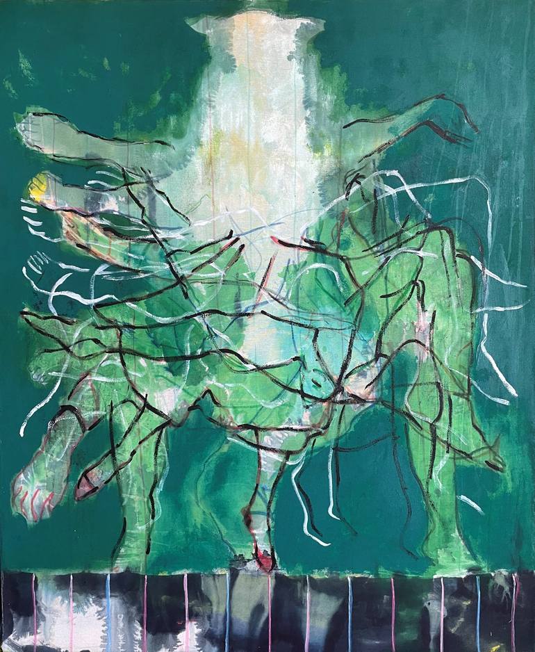 Print of Contemporary Abstract Paintings by Gela Mikava