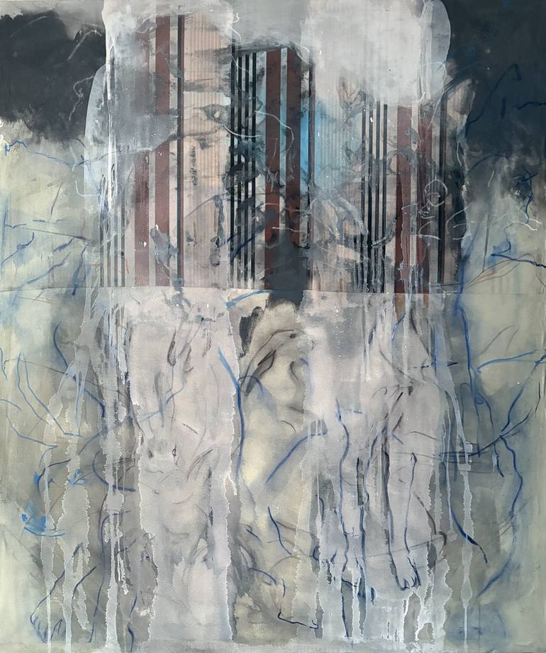 Original Algorithmic Abstract Paintings by Gela Mikava