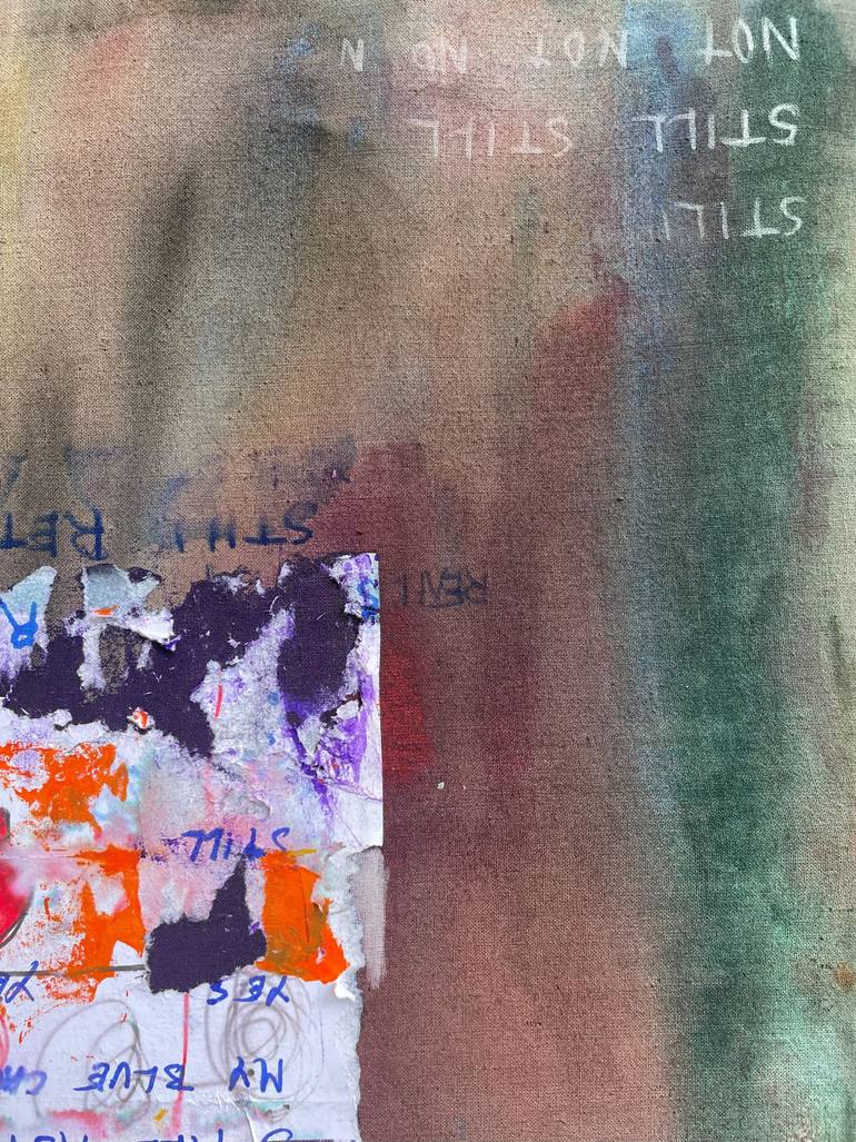 Original Conceptual Abstract Painting by Gela Mikava