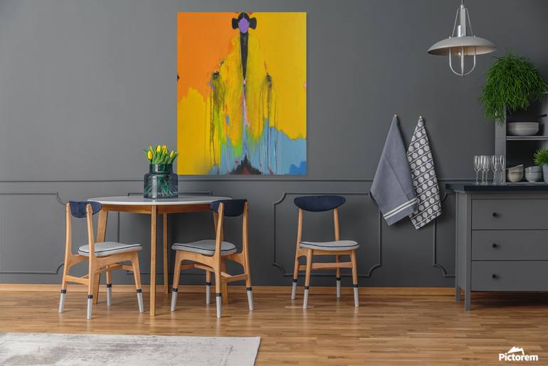 Original Figurative Abstract Painting by Gela Mikava