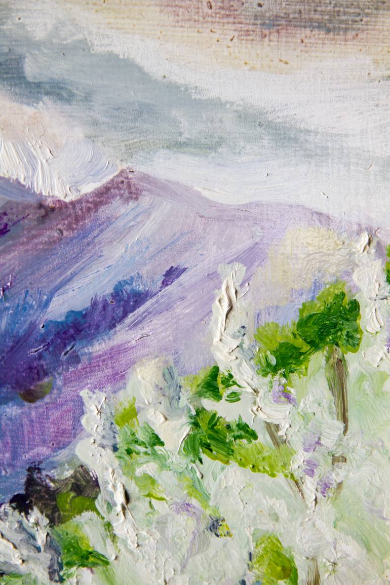 Original Expressionism Landscape Painting by Olga Smirnova