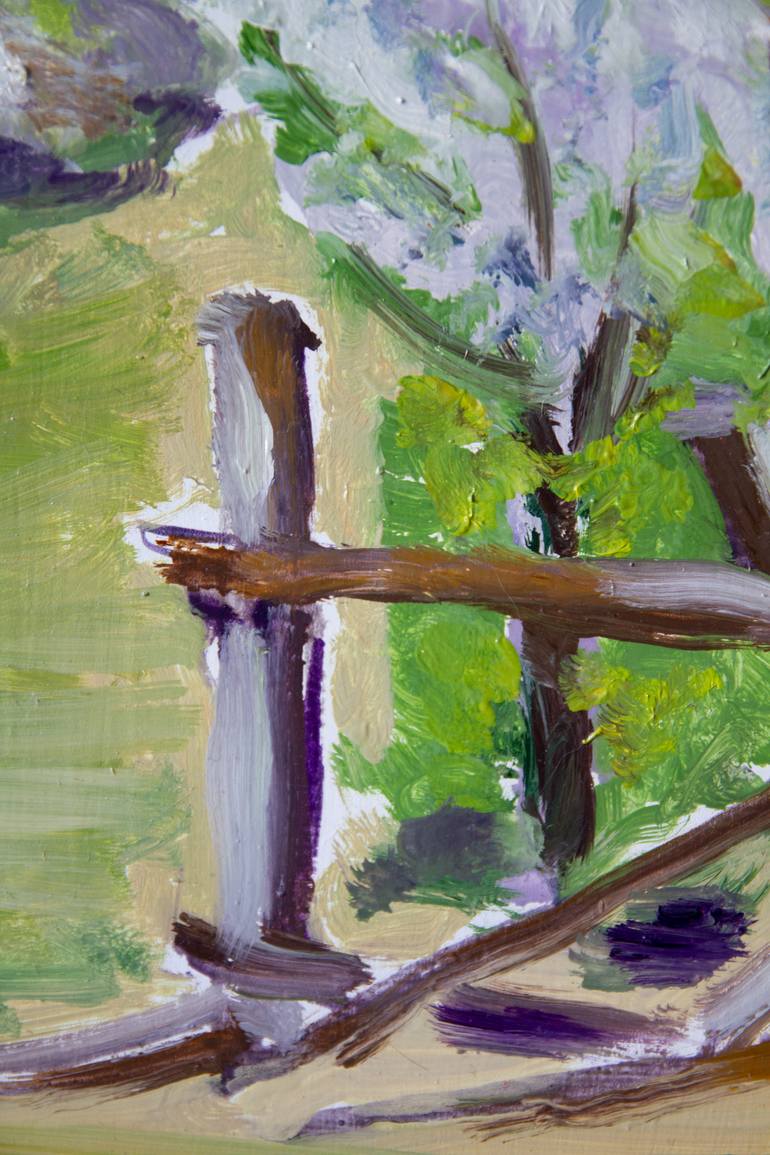Original Expressionism Landscape Painting by Olga Smirnova
