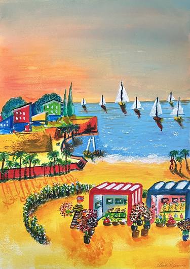Original Beach Paintings by A R Pereira