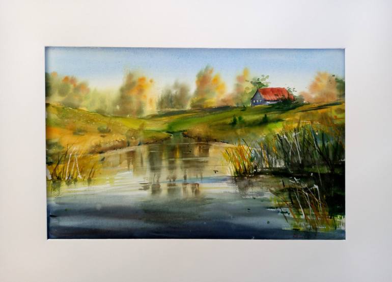 Original Realism Landscape Painting by Liliana Relich