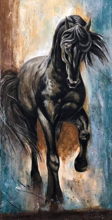 Print of Realism Horse Paintings by Ana Isac
