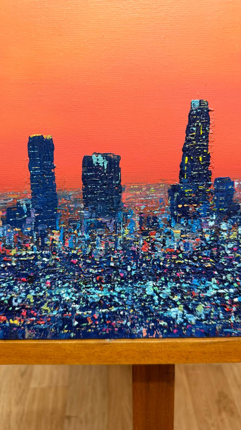 Original Impressionism Cities Painting by Jeongrock Heo