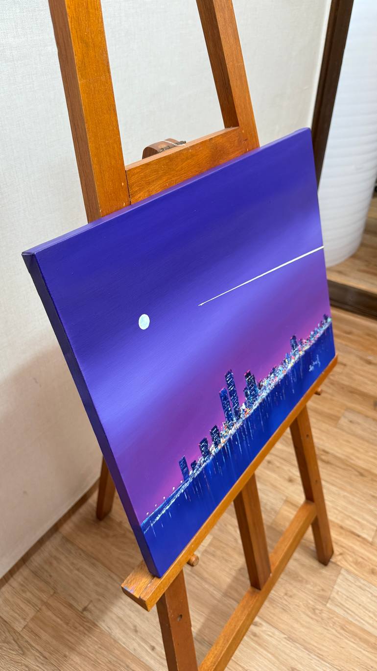 Original Impressionism Cities Painting by Jeongrock Heo