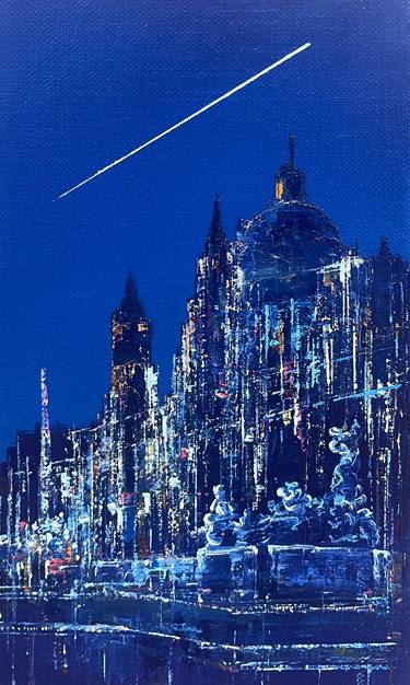 Original Impressionism Architecture Paintings by Jeongrock Heo