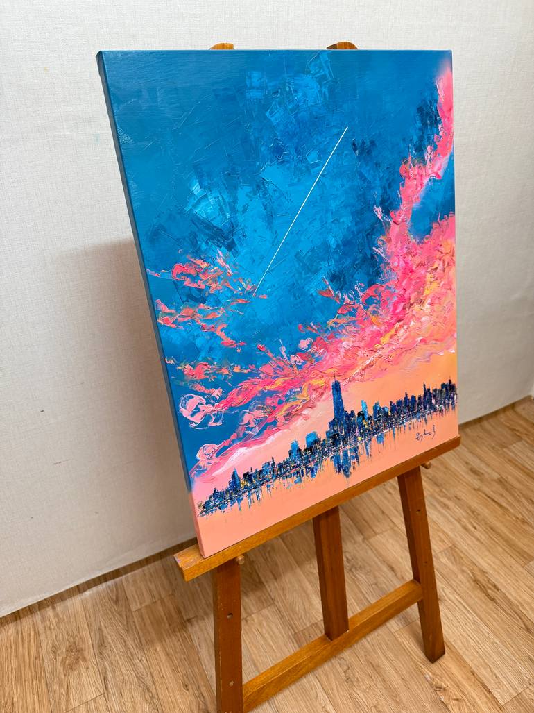 Original Modernism Cities Painting by Jeongrock Heo
