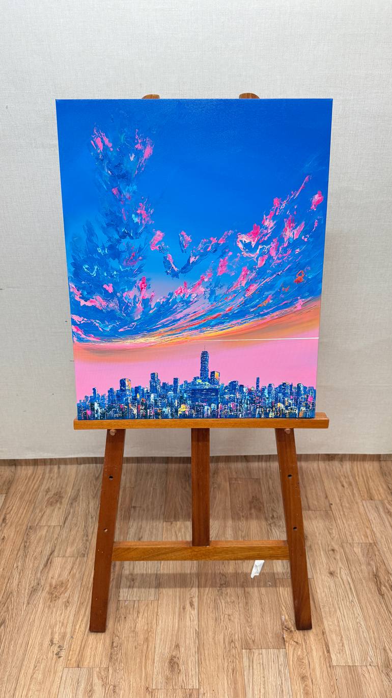 Original Modernism Cities Painting by Jeongrock Heo