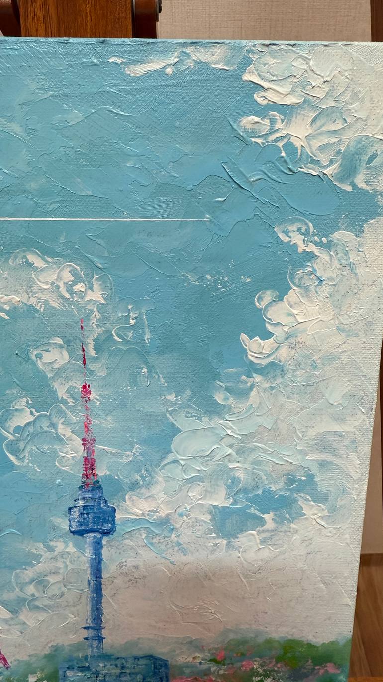 Original Pop Art Cities Painting by Jeongrock Heo
