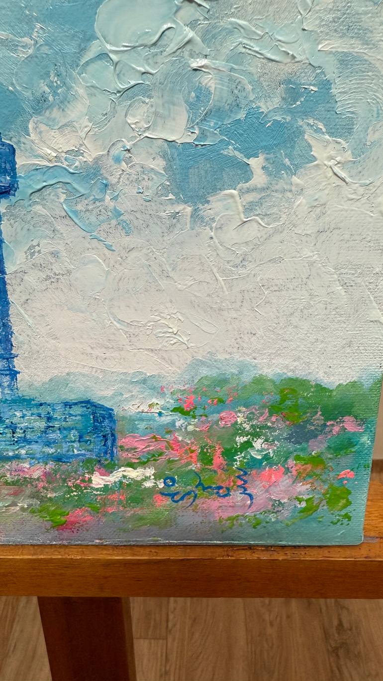 Original Pop Art Cities Painting by Jeongrock Heo