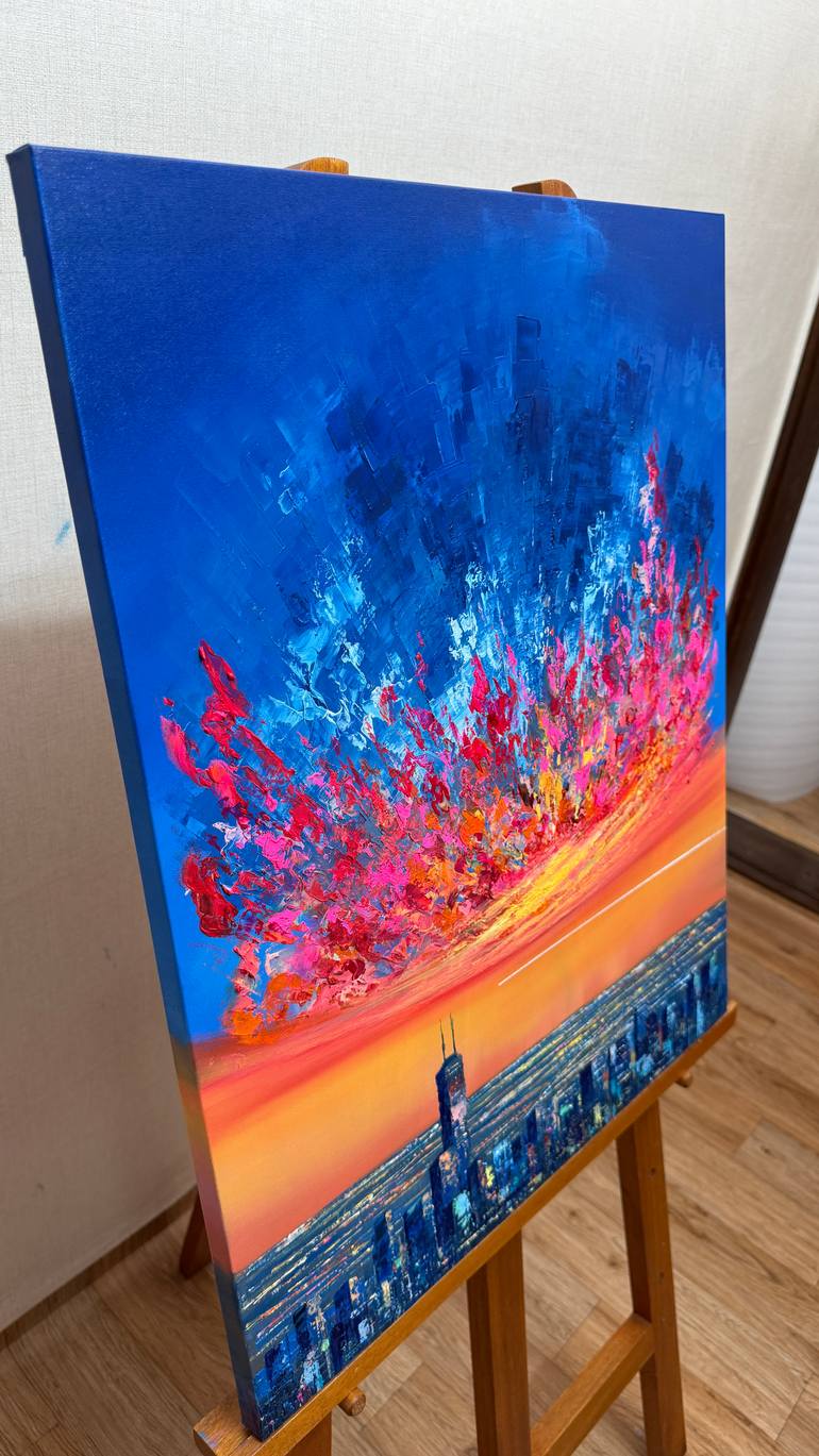 Original Modernism Cities Painting by Jeongrock Heo