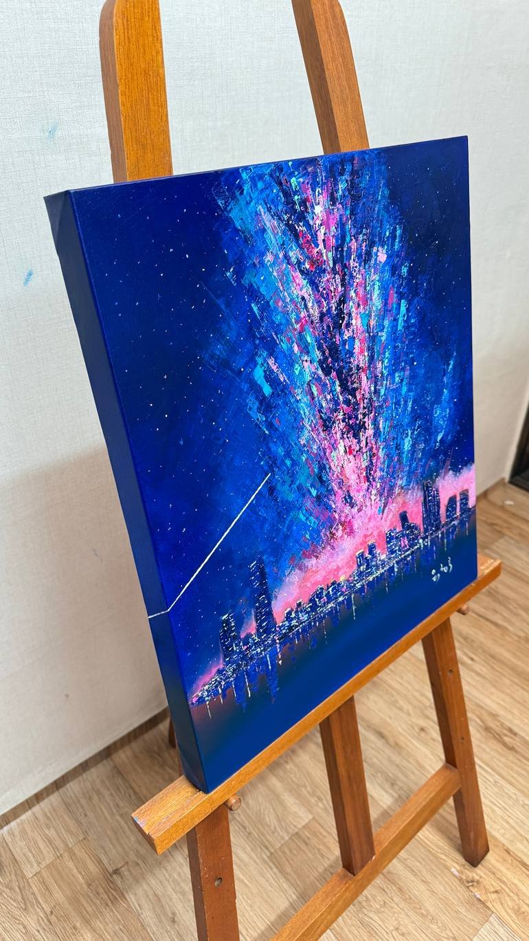 Original Expressionism Cities Painting by Jeongrock Heo
