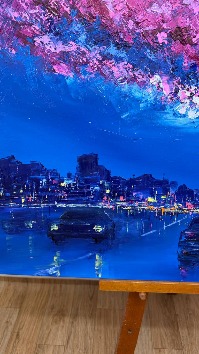 Original Expressionism Cities Painting by Jeongrock Heo