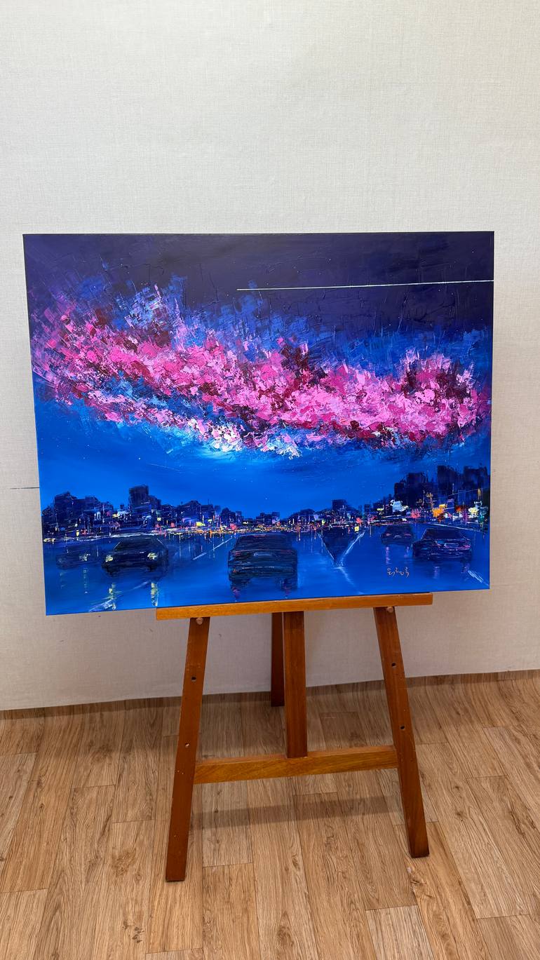 Original Expressionism Cities Painting by Jeongrock Heo