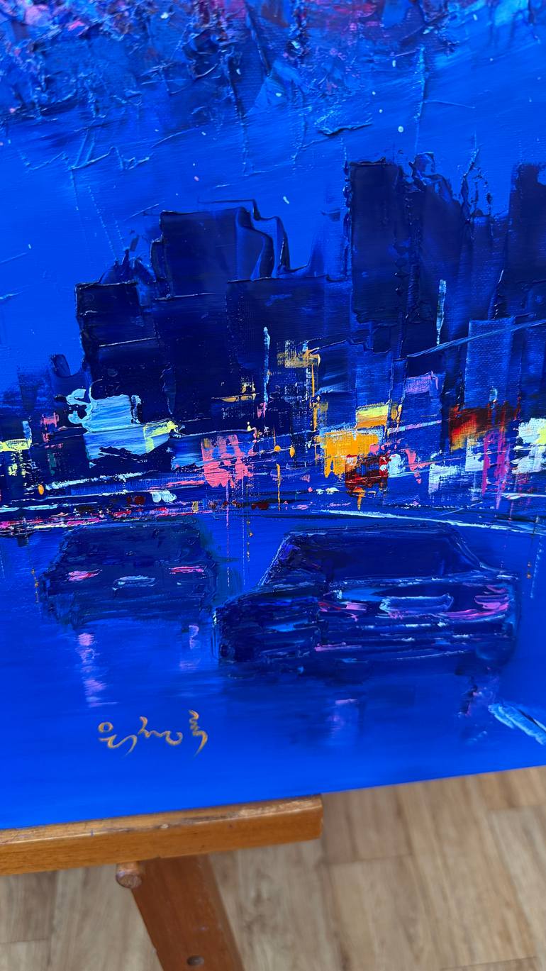 Original Expressionism Cities Painting by Jeongrock Heo