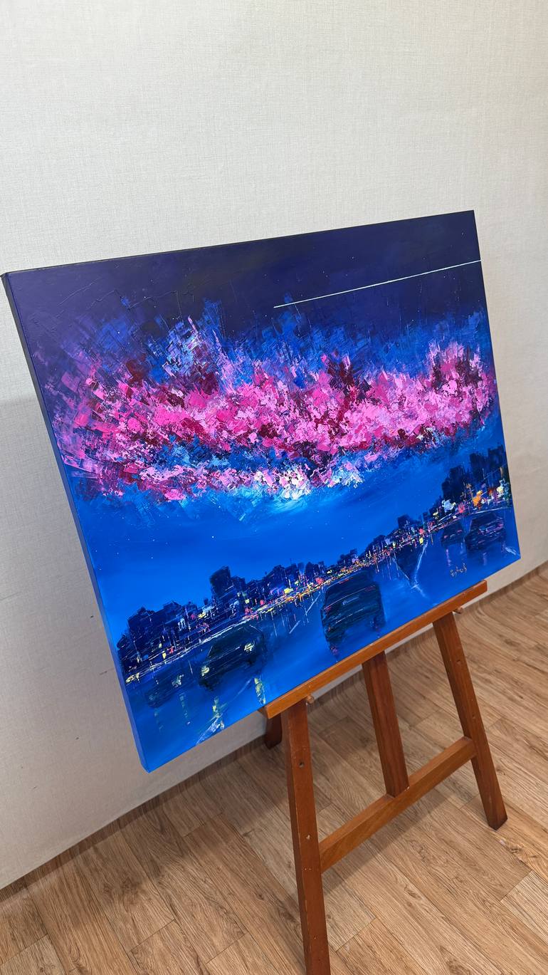 Original Expressionism Cities Painting by Jeongrock Heo