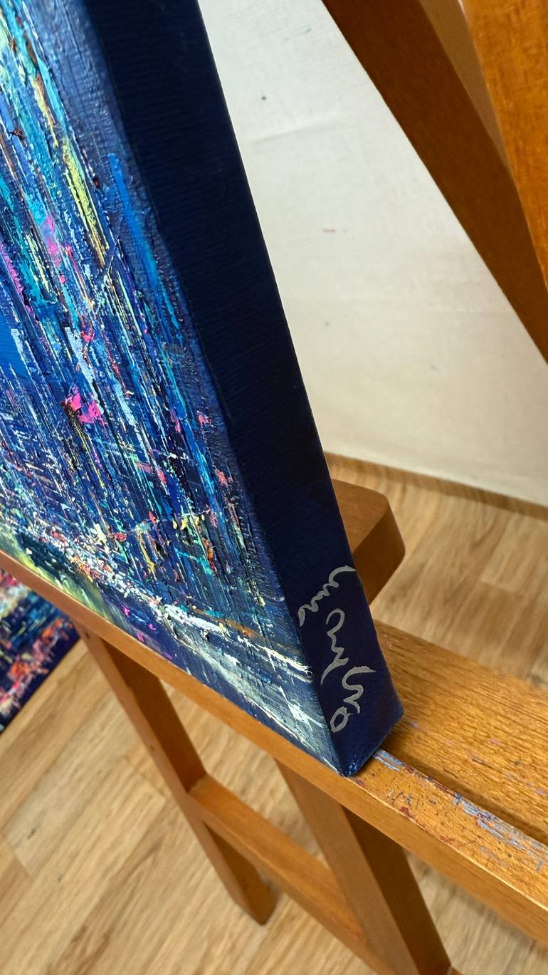 Original Impressionism Cities Painting by Jeongrock Heo