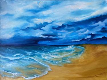 Print of Beach Paintings by Daria Ceppelli