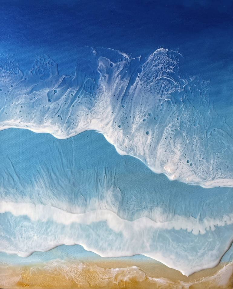 Original Realism Beach Painting by Daria Ceppelli