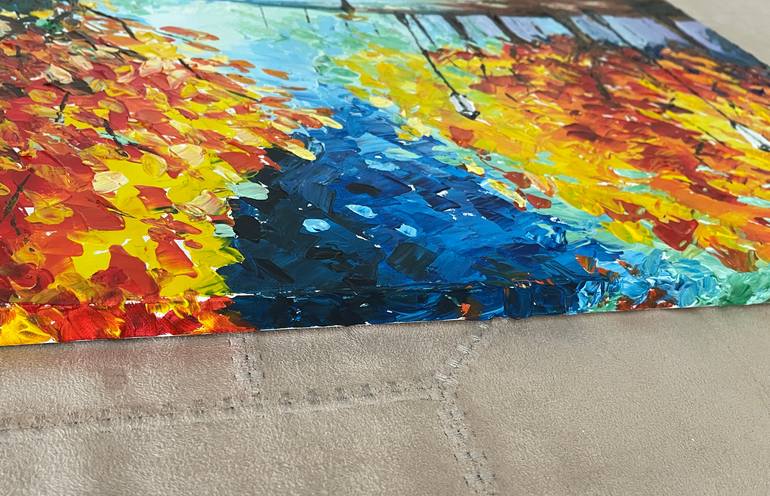 Original Abstract Expressionism Landscape Painting by Daria Ceppelli