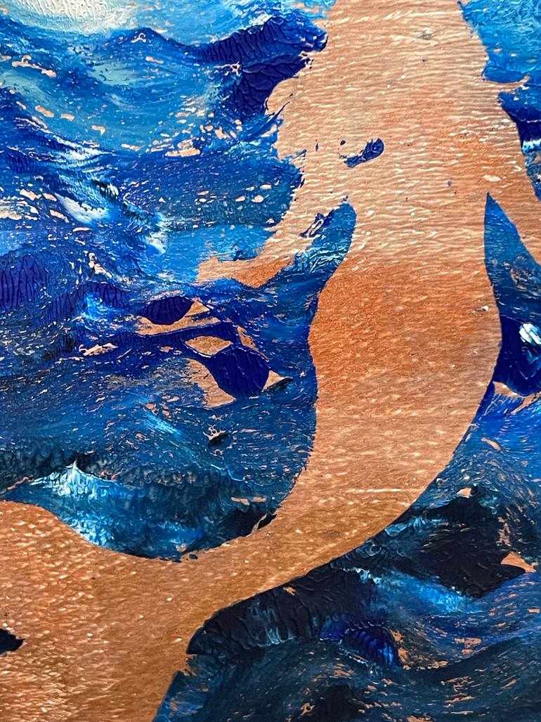 Original Abstract Expressionism Fantasy Painting by Daria Ceppelli